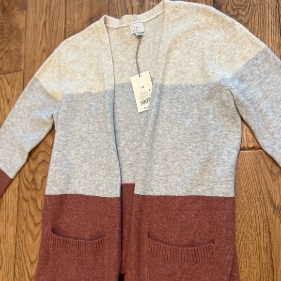 A New Day Color Block Cardigan NWT - Picture 7 of 10